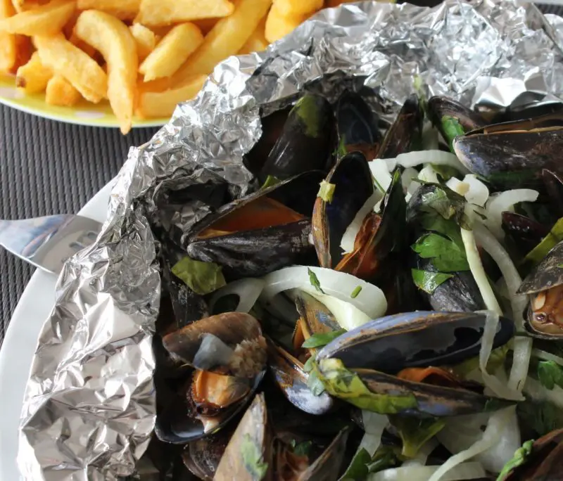 Moules en papillote Moules en papillote