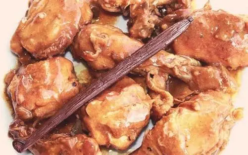 Poulet à la vanille Bourbon