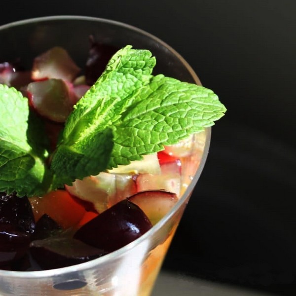 Salade de fruits façon mojito